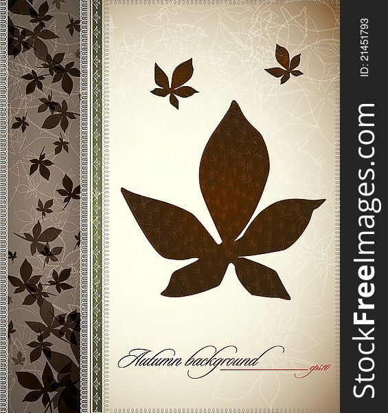 Autumn Vintage Decoration | EPS10 Compatibility Required