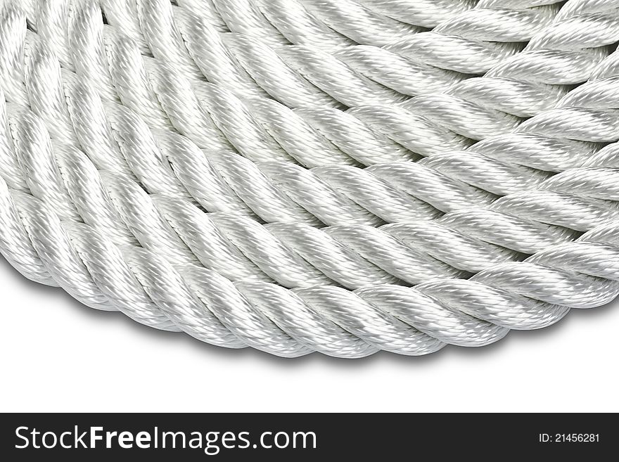 Rope isolated on white