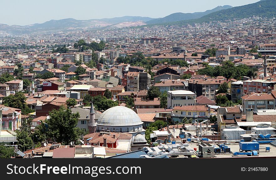 The roof of Bursa. It's capital city of Ottoman Empire. The roof of Bursa. It's capital city of Ottoman Empire.
