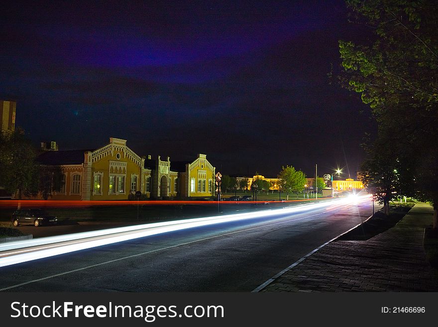 Night Traffic Light