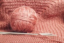 Knitting Yarn Royalty Free Stock Photo