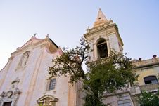 Church In Taormina Royalty Free Stock Photography Church In Taormina Royalty Free Stock Photography