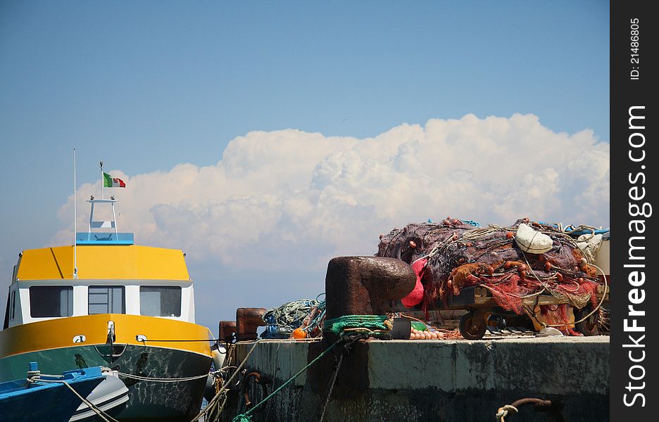 Fishermen boat