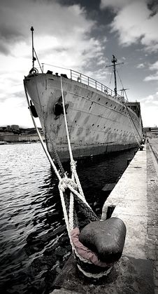 Old Military Ship Royalty Free Stock Photos Old Military Ship Royalty Free Stock Photos