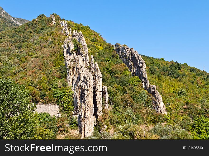 Rock formation Vratsata, northwest Bulgaria