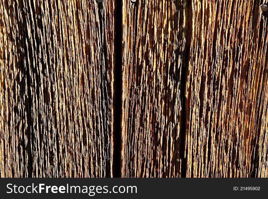 The texture of old wood.
