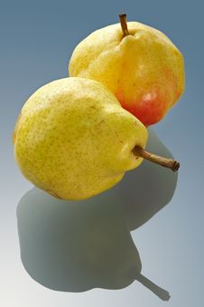 Two Pears Royalty Free Stock Photos