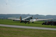 Swiss Military Propeller Airplane Royalty Free Stock Images Swiss Military Propeller Airplane Royalty Free Stock Images