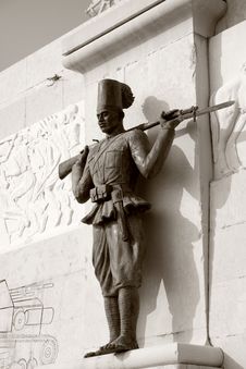 World War Monument Soldier Royalty Free Stock Photo World War Monument Soldier Royalty Free Stock Photo