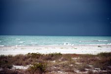 Storm Over The Ocean Royalty Free Stock Photography Storm Over The Ocean Royalty Free Stock Photography