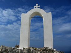 Greek Church Arch Stock Photography Greek Church Arch Stock Photography
