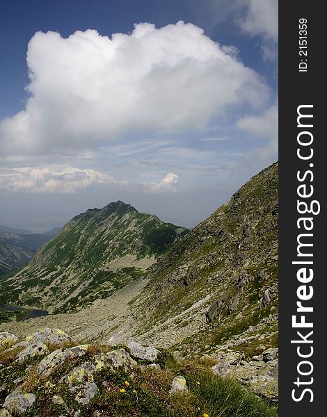 Retezat Mountains From Romanian Carpathians
