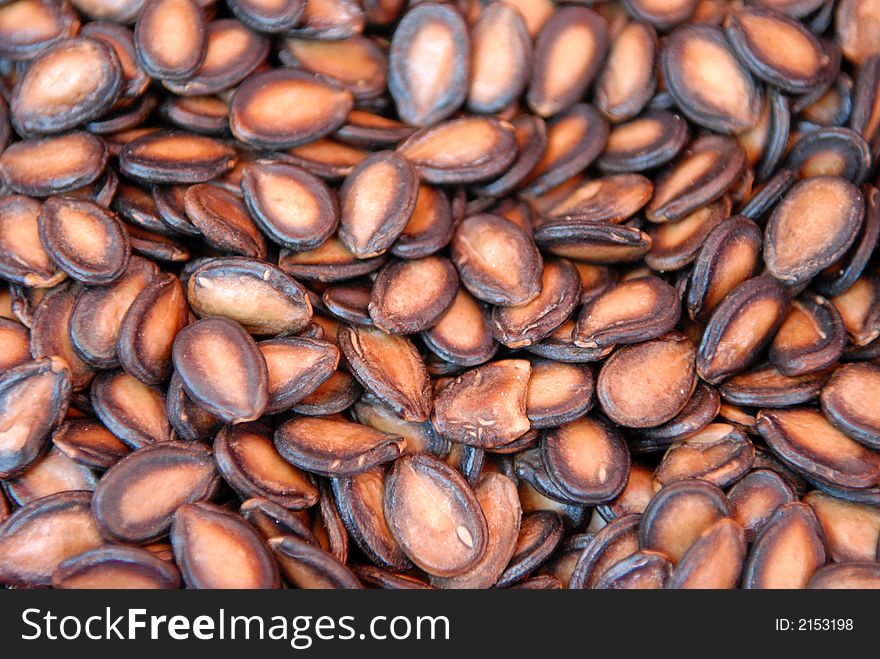 Melon seeds sell in the market