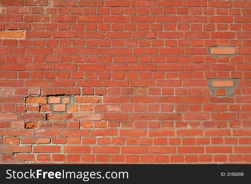 Brick wall of the Kremlin, Moscow. Brick wall of the Kremlin, Moscow