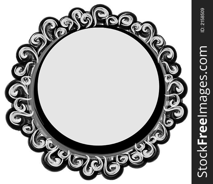 Circles Shaped Logo Black