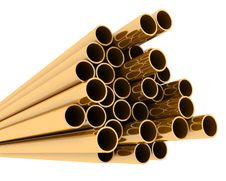 Metal Tube Royalty Free Stock Image Metal Tube Royalty Free Stock Image