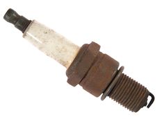 Old  Rusty Spark Plug. Stock Image