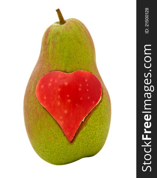 Pear With Heart Shape