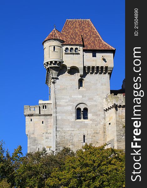 Photo of medieval castle in Austria. Photo of medieval castle in Austria