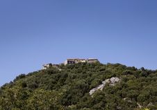 Village On Hill Royalty Free Stock Photo Village On Hill Royalty Free Stock Photo
