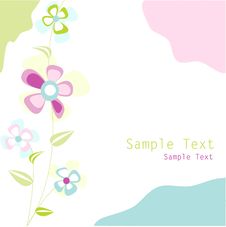 Floral Card Stock Photography Floral Card Stock Photography