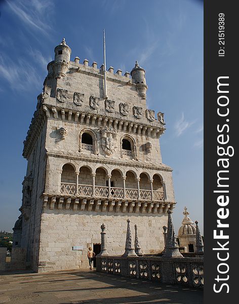 Detail Of Belem Tower