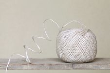 Clew Of Linen Twine Stock Image