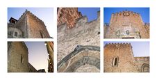 Cathedral Of Taormina Royalty Free Stock Photography Cathedral Of Taormina Royalty Free Stock Photography