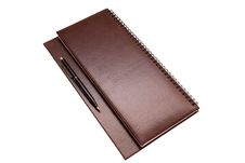 Diary With A Pen Stock Image Diary With A Pen Stock Image