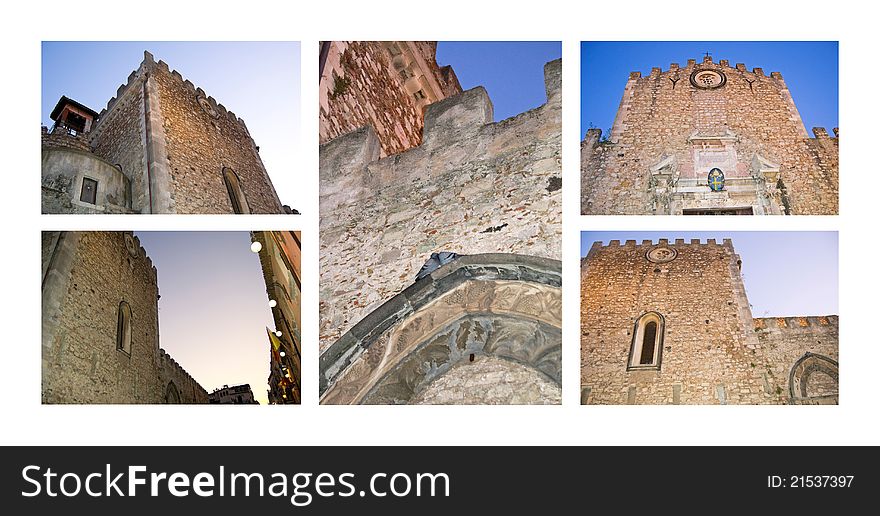 Historic Sites in Taormina, Sicily. Historic Sites in Taormina, Sicily