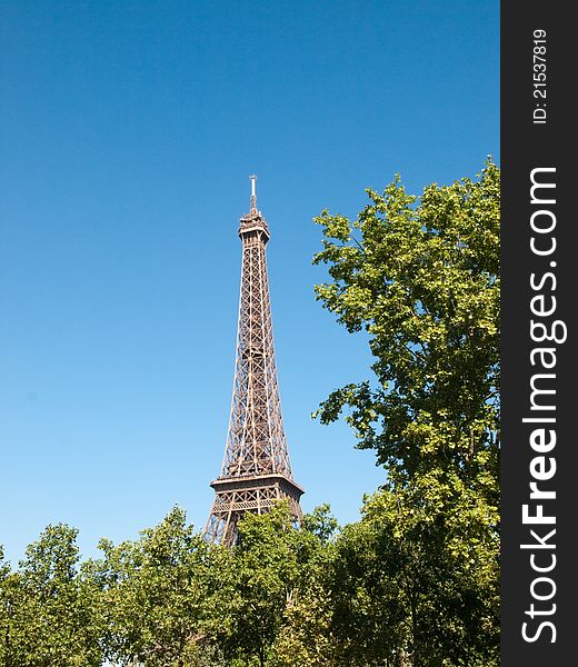 Eiffel Tower in Paris ,France. Eiffel Tower in Paris ,France