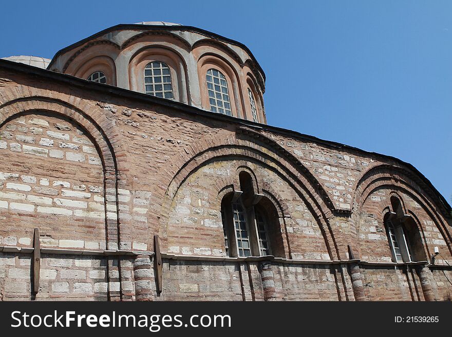 Exterior view of Chora Museum in istanbul, Turkey. Exterior view of Chora Museum in istanbul, Turkey.