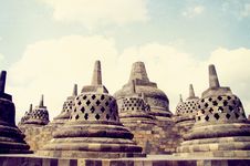 Borobudur Temple Royalty Free Stock Photography Borobudur Temple Royalty Free Stock Photography