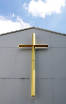 Golden Cross Royalty Free Stock Images Golden Cross Royalty Free Stock Images