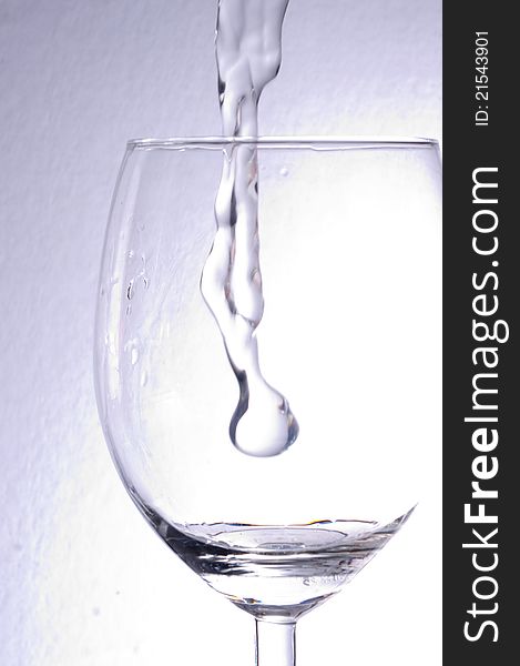 Water in a glass