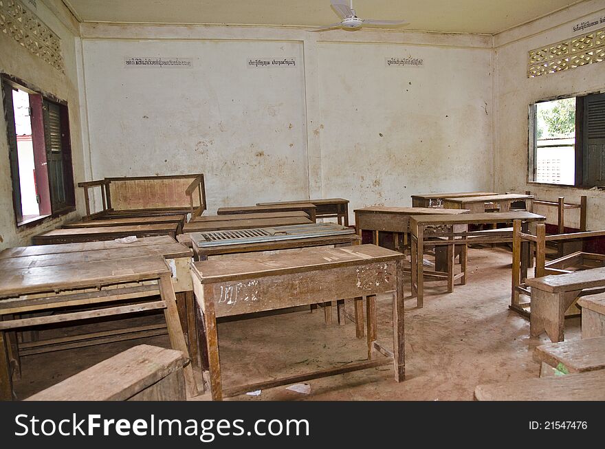 Forgotten Classroom for a classroom after school is over