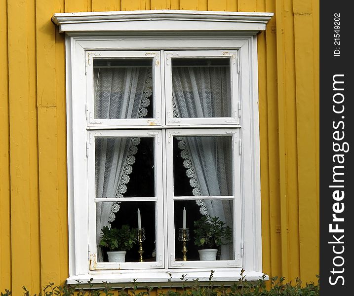 Window in Bodo, northern Norway. Window in Bodo, northern Norway.