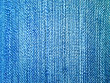 Dark Blue Jeans Fabric Royalty Free Stock Photo