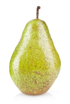 Ripe Green Pear Royalty Free Stock Photography Ripe Green Pear Royalty Free Stock Photography