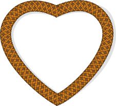 Rope Heart, Vector Royalty Free Stock Photos Rope Heart, Vector Royalty Free Stock Photos