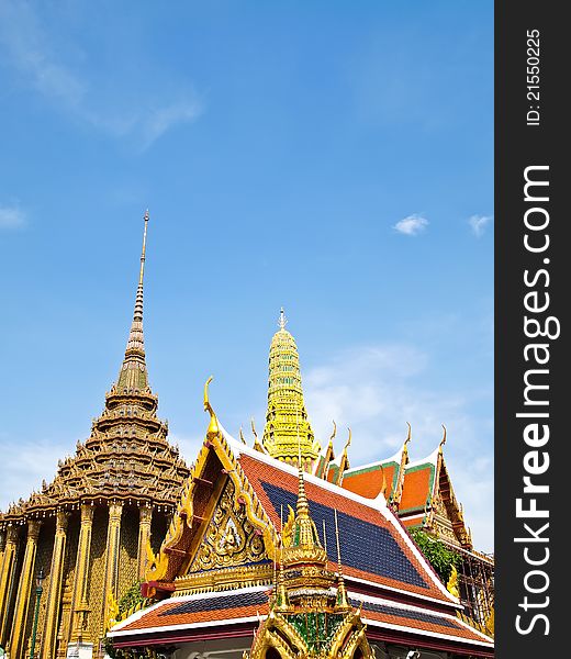 The Grand Palace Wat Phra Kaew tourism travel at bangkok of thailand