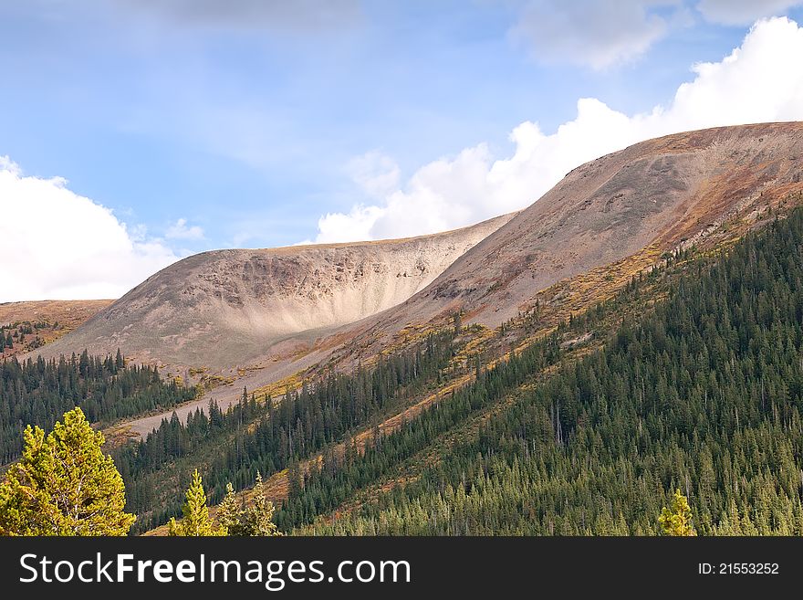 View from Independence Pass in Colorado