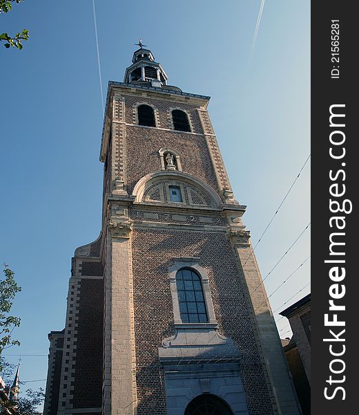 The Virga Jesse Basilica in Hasselt,Belgium. The Virga Jesse Basilica in Hasselt,Belgium