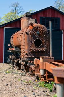 Old Rusty Engine Royalty Free Stock Photo Old Rusty Engine Royalty Free Stock Photo