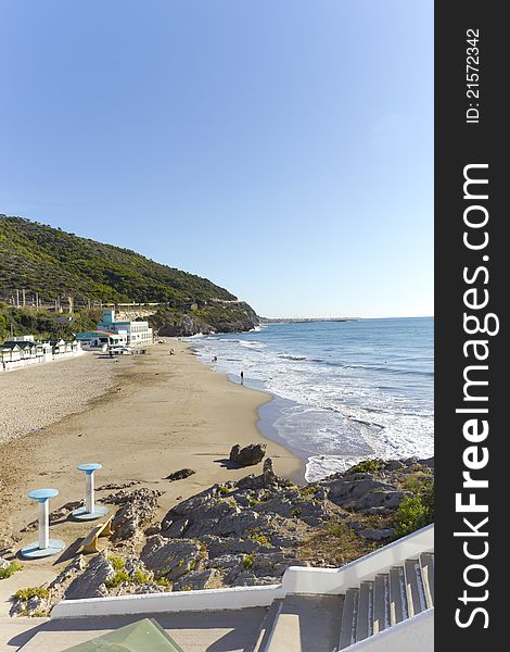 Views of the coastal village of Garraf, Barcelona. Views of the coastal village of Garraf, Barcelona