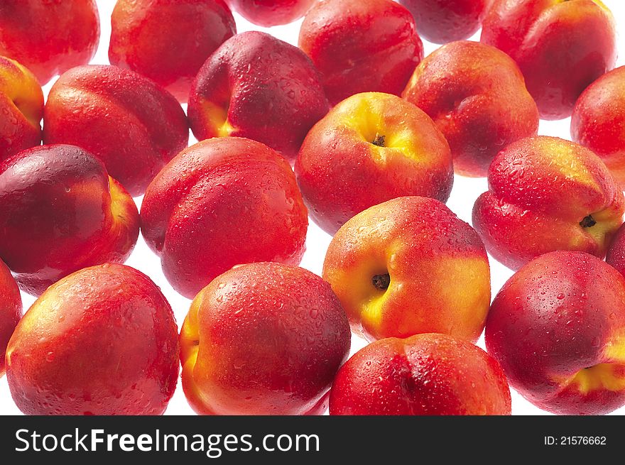 A family of red plums on a lightbox. A family of red plums on a lightbox
