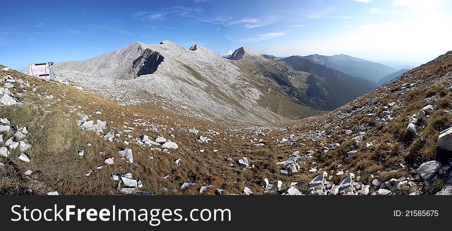 Beautiful Pirin Mountain in autumn. City of Bansko, Bulgaria. Beautiful Pirin Mountain in autumn. City of Bansko, Bulgaria