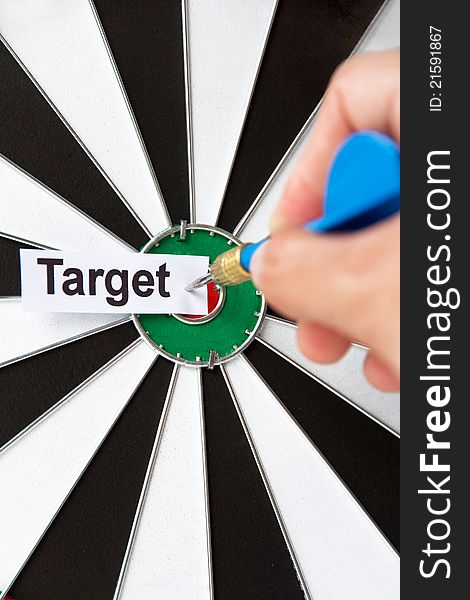 Concept image of target business. Concept image of target business