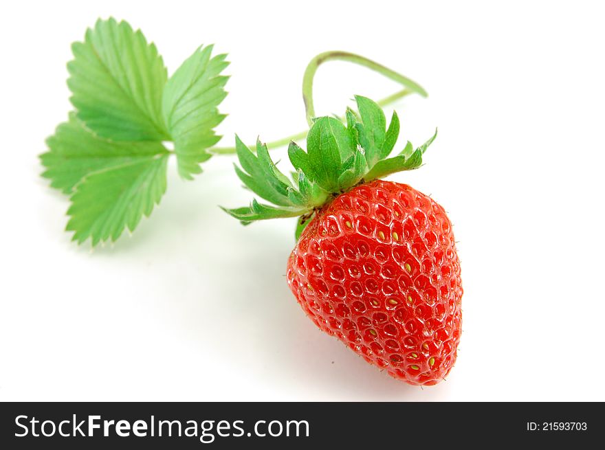 Strawberry Isolated On White Background