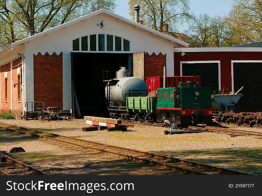 Depot children's railway